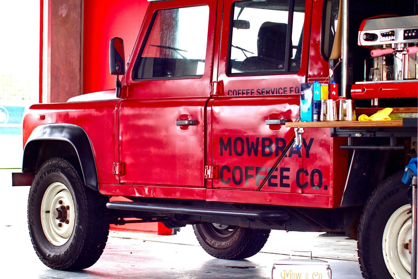 Close-up of the Defender